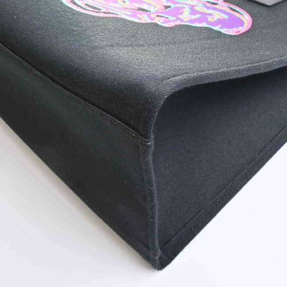 VERSACE polyester leather Medusa tote bag black/multicolor - Picture 3 of 9